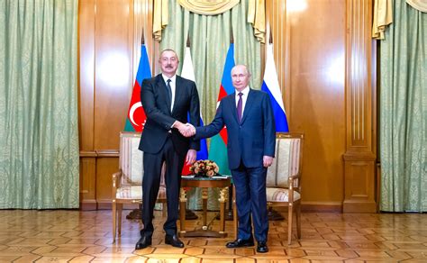 Meeting With President Of Azerbaijan Ilham Aliyev • President Of Russia