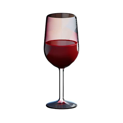 Wine Glass 3d Rendering Icon Illustration 28581244 Png