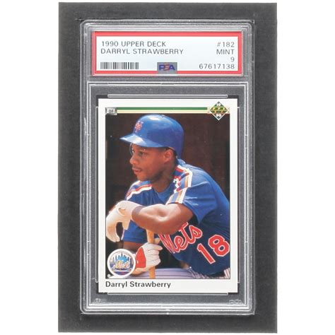 Darryl Strawberry Upper Deck Psa Pristine Auction