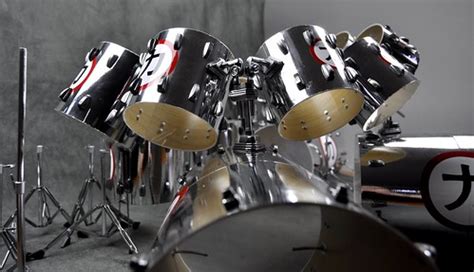 Eric Carr Kiss Miniature Replica Crazy Nights Drum Set Page Dfo