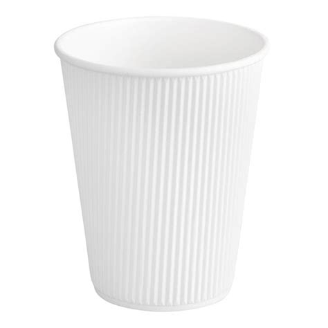 Choice Oz Double Wall Ripple White Paper Hot Cup Pack