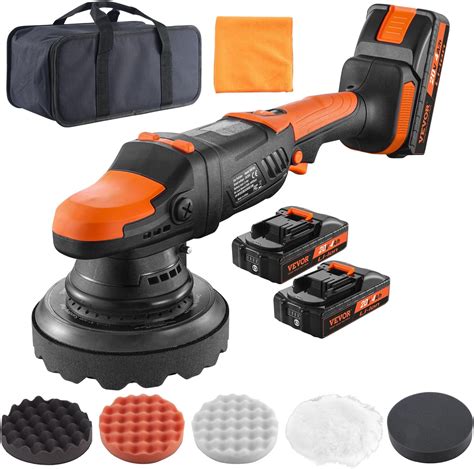 Amazon Vevor V Cordless Buffer Polisher Inch Brushless Dual