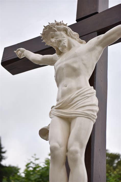 Free Images Monument Statue Religion Cross Christian Muscle