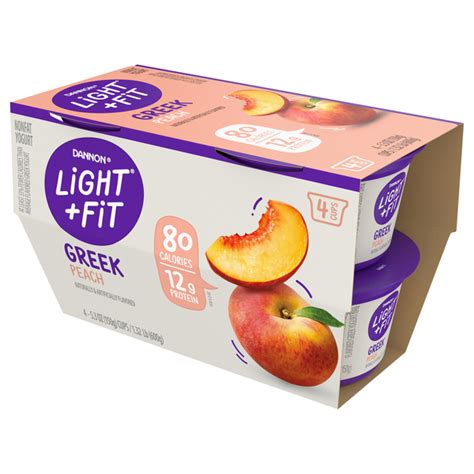 Dannon Light And Fit Greek Yogurt Nutrition Label Peach Shelly Lighting