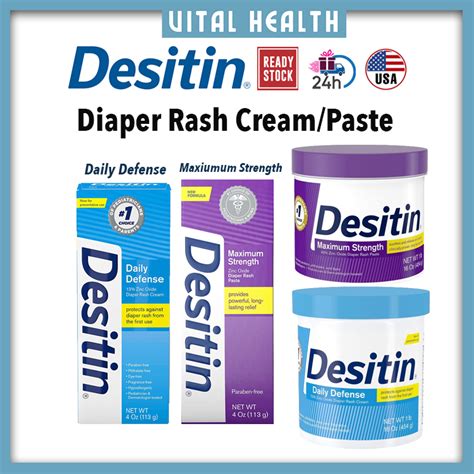 Desitin Maximum Strength Original Diaper Rash Paste Baby Nappy Cream