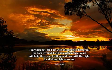 Isaiah 41:10 - Free Nature & Bible Desktop Background / Wallpaper