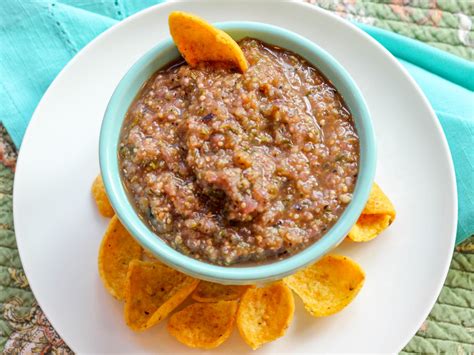 Roasted Garlic Tomatillo Salsa Homemade Italian Cooking