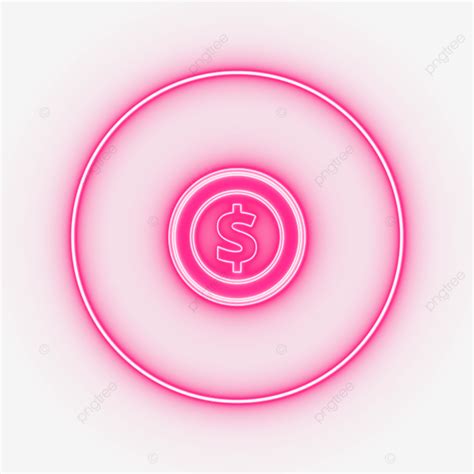 Neon Dollar Sign Icon Neon Dollar Sign Dollar Png Transparent