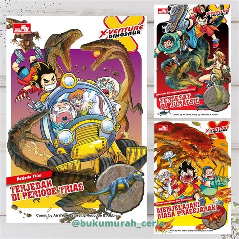 Jual Ori New Komik Edukasi Dinosaurus X Venture Dinosaur Terjebak