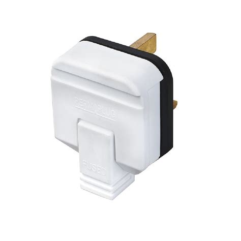 Masterplug Heavy Duty 13A 3 Pin Plug White