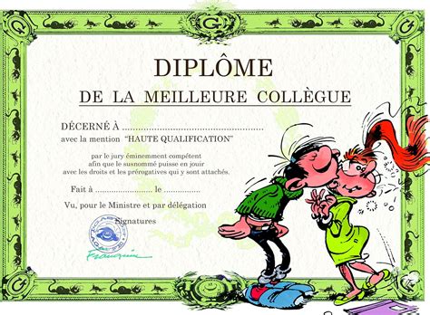 Gaston Lagaffe Gldp Carte Double Avec Enveloppe Dipl Me De La