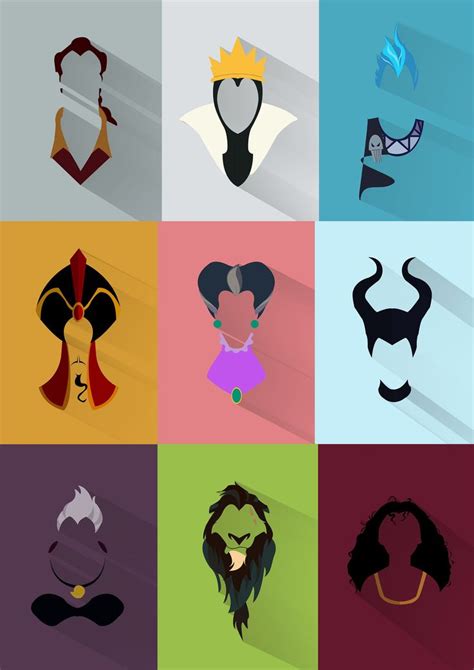 Six Different Avatars Are Shown In The Same Color Scheme Each With