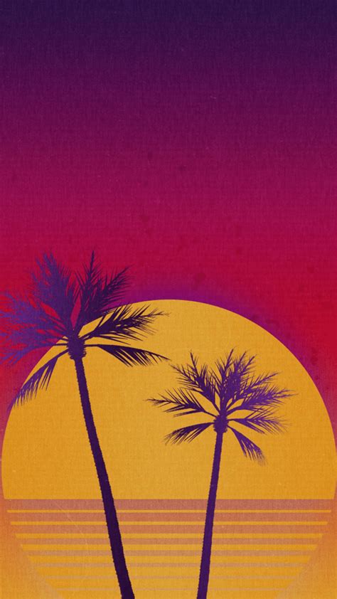 Palm Tree Vaporwave Wallpapers Top Free Palm Tree Vaporwave Backgrounds Wallpaperaccess