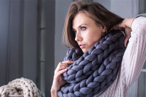 Chunky Knit Infinity Scarf