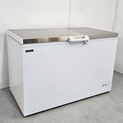 Commercial Chest Freezer Stainless Top L Deep Storage Diaminox