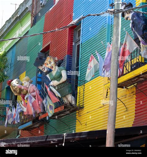 La Boca District Buenos Aires Argentina Stock Photo Alamy