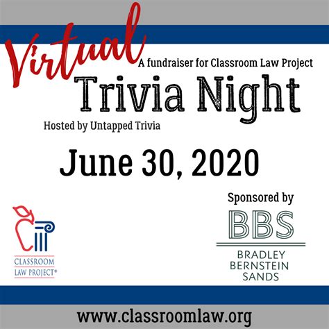 Virtual Trivia Night Fundraiser - Civics Learning Project