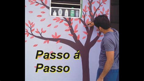 Como pintar uma árvore decorativa passo a passo YouTube