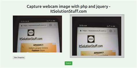 Take Photo From Webcam Javascript Javascript Nerd Answer