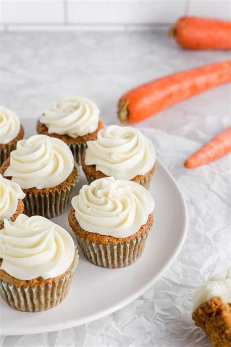 Gluten Free Carrot Cake Cupcakes A Dash Of Megnut