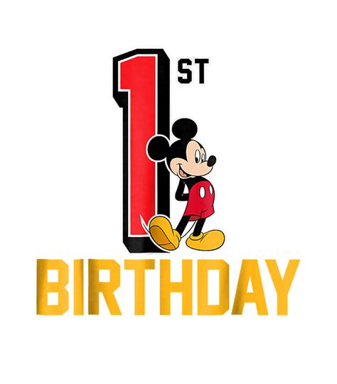 Mickey Mouse First Birthday Party Theme Ideas Free Png Png All