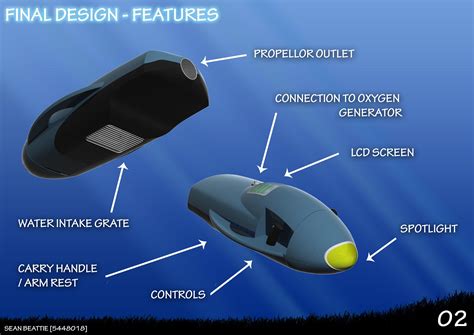 Diver Propulsion Vehicle for Scuba Divers by Sean Beattie at Coroflot.com