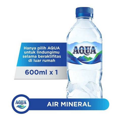 Jual Aqua Botol 600ml Shopee Indonesia