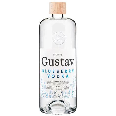 Gustav Blueberry Vodka 70cl Online Kopen GinFling Nl