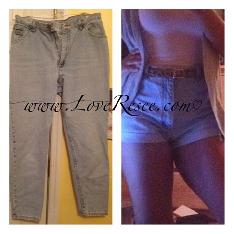 Diy High Waisted Shorts Love Resee Diy High Waisted Shorts