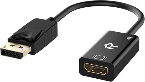 Rankie Adaptador Displayport A HDMI DP Macho A HDMI Hembra Con HDTV