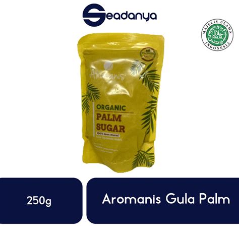 Jual Aromanis Organic Palm Sugar 100 Gula Aren Murni 250Gram Halal MUI