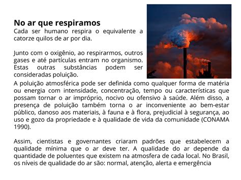 Plano De Aula 7o Ano A Natureza Muda A Atmosfera