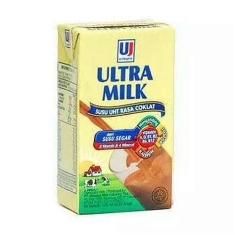 ULTRA MILK Susu UHT Rasa Coklat 125ml Isi 6pcs Lazada Indonesia