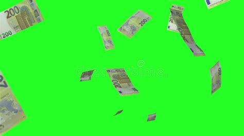 Money rain green screen stock video. Video of american - 218000097