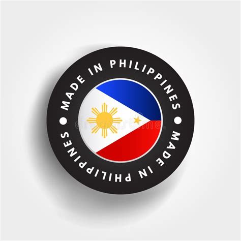 Made Philippines Stock Illustrations Made Philippines Stock