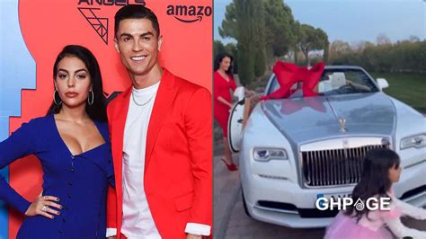 Cristiano Ronaldos Girlfriend Georgina Rodriguez Gifts Him Rolls Royce