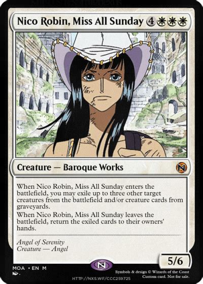 Mtgnexus Nico Robin Miss All Sunday