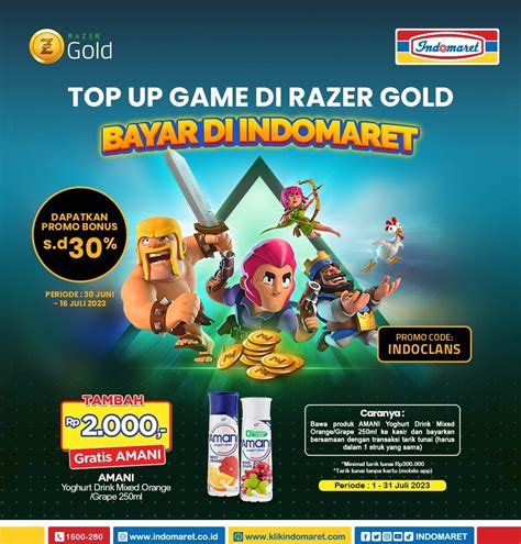 Indomaret On Twitter Top Up Game Di Razor Gold Bayar Di Indomaret