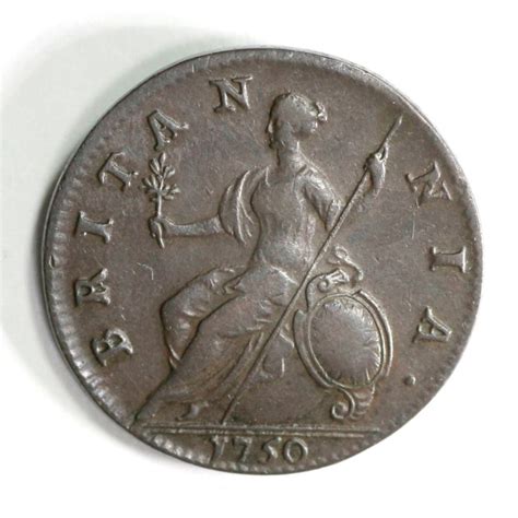 1750 GEORGE III HALF PENNY HP100