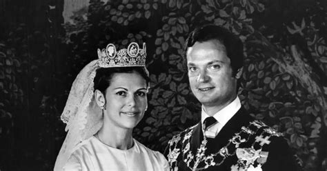 Königin Silvia So schön war sie bei der Hochzeit mit Carl Gustaf