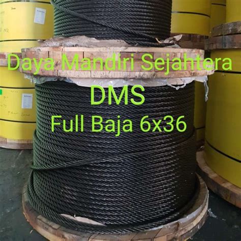 Promo Kawat Seling Baja Sling Baja Kawat Baja Wire Rope M Mm