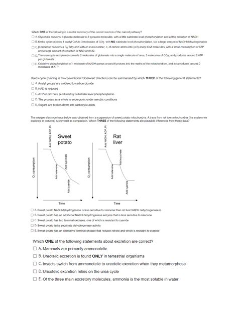 Metabolism Mcqs The Aim Of This Part Of The Module Is To Introduce