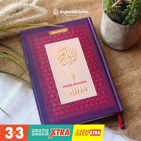 Jual Syaamil Quran Bisa Custom Nama Mina Alquran Tilawah Ukuran A