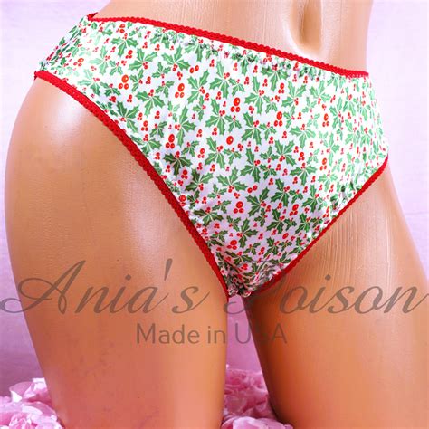 Full Prints Satin Vintage Panties Lace Duchess