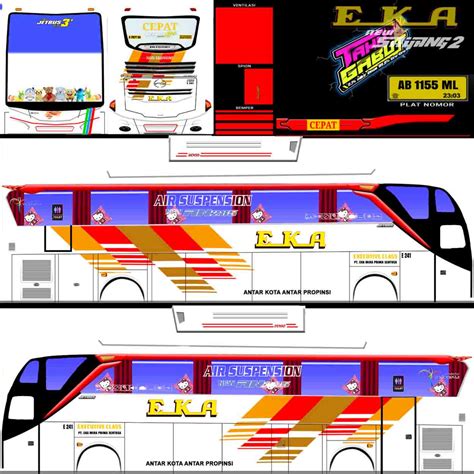 Livery Bussid Eka Cepat Persada Ini Listnya Esportsku