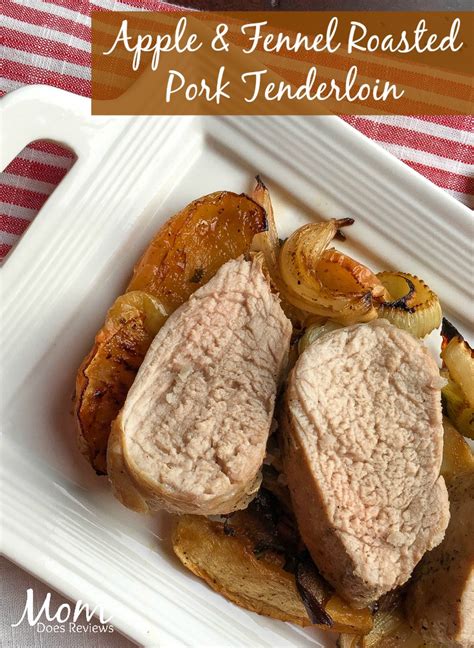 Apple Fennel Roasted Pork Tenderloin Sheet Pan Recipe Mom Does