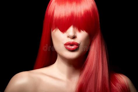 Sensual Beauty Portrait Of A Red Haired Young Woman Stock Image Image