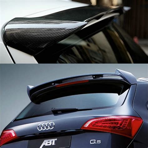 For Audi Q5 2009 2013 Unpainted FRP And Carbon Fiber Q5 ABT Rear Tail