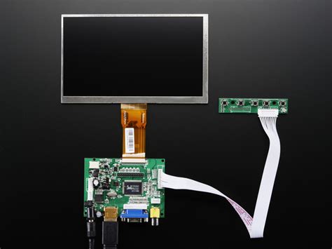 Hdmi 4 Pi 7 Display No Touchscreen 1024x600 Hdmi Vga Ntsc Pal Id 2299 Adafruit Industries