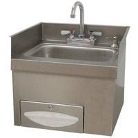 Advance Tabco 7 PS 18 Hands Free Hand Sink With Pedestal Base And 14 X